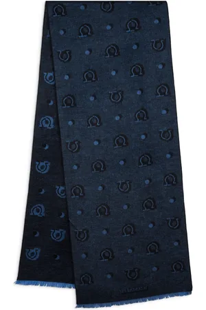 Salvatore Ferragamo Tørklæde i mønstret jacquard