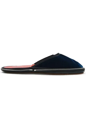 Maison Margiela Veloursandaler med lynlåsdetalje