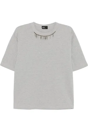 Kolor T-shirt med rund hals