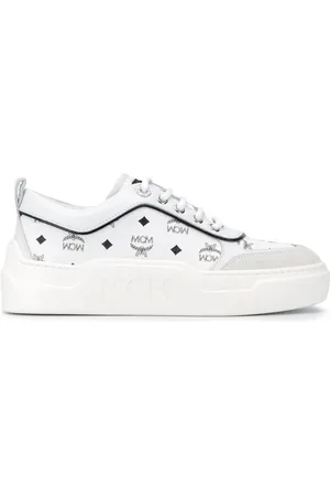 MCM Lædersneakers med logotryk