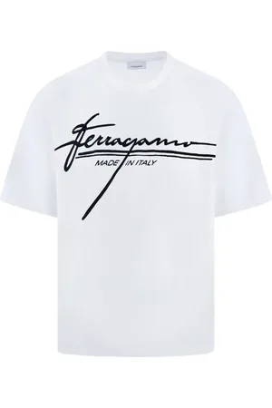Salvatore Ferragamo T-shirt med logotryk