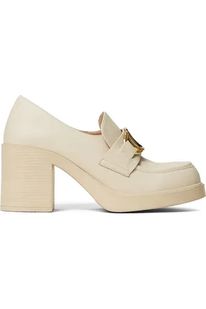 Twin-Set 80 mm loafers med Oval T-hægte