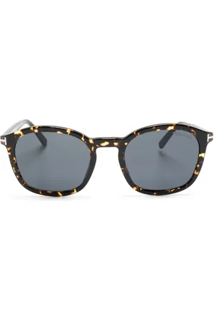 Tom Ford Tonede solbriller med skildpaddeeffekt