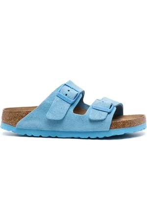 Birkenstock Ruskindssandaler med dobbelt rem