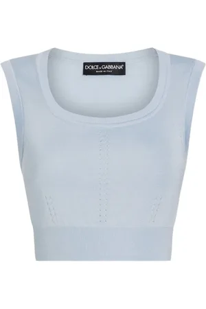 Dolce & Gabbana Top i silkeblanding