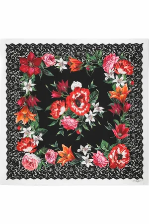 Dolce & Gabbana Tørklæde med blomstertryk