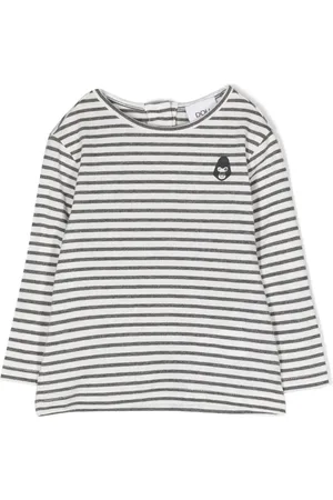 DOUUOD KIDS Langærmet T-shirt med striber