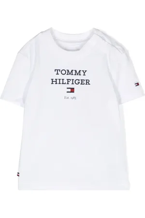 Tommy Hilfiger T-shirt med rund hals og logotryk