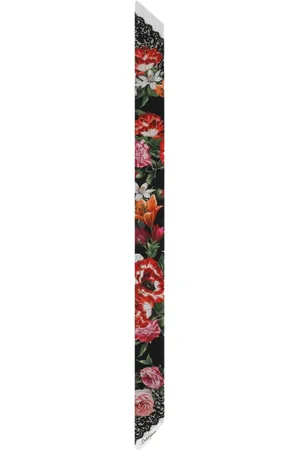 Dolce & Gabbana Hovedtørklæde med blomstertryk