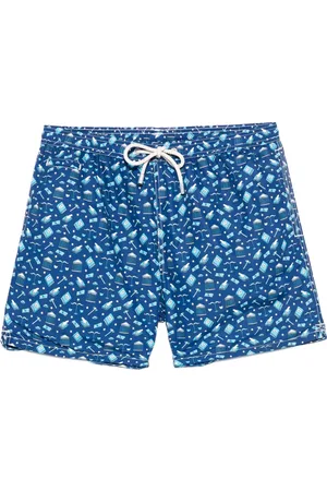 MC2 SAINT BARTH Badeshorts med grafisk tryk