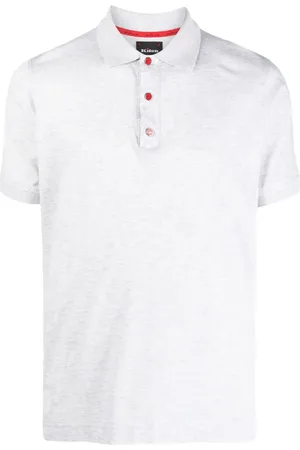 Kiton Polo med knapper og logotryk