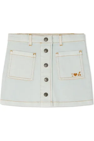BONPOINT Denimskjorte med Gretel logobroderi