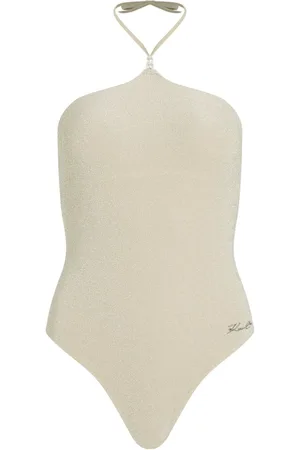 Karl Lagerfeld Badedragt med halterneck