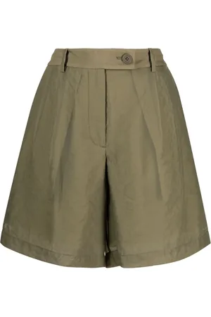 Helmut Lang Gennemsigtige shorts med plisseringer