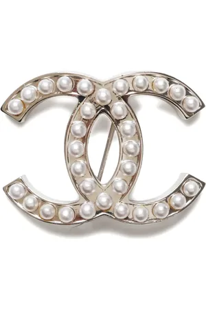 CHANEL Interlocking CC-broche fra 2005