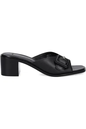 HUGO BOSS 50 mm sandaler i læder med plateau