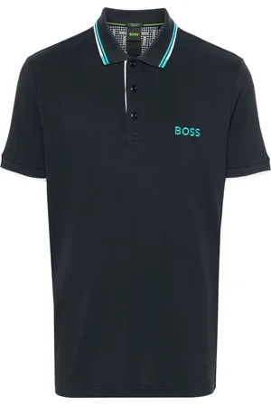 HUGO BOSS Polo med broderet logo