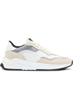 HUGO BOSS Sneakers med ruskindspaneler