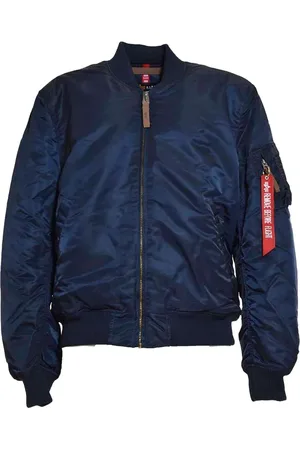 Alpha Industries Klassisk bomberjakke med lynlås