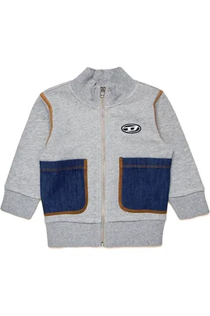 Diesel Jakke med denimpaneler