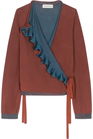 DRIES VAN NOTEN Sweater med flæser