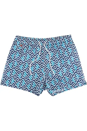 Kiton Badeshorts med geometrisk mønster
