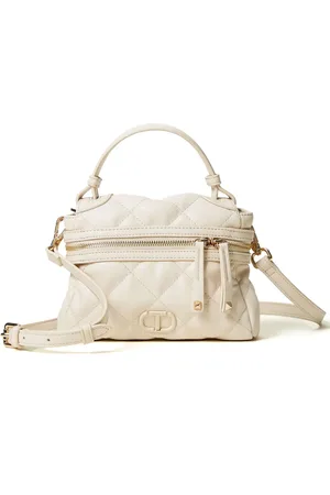 Twin-Set Quiltet tote med logoplade