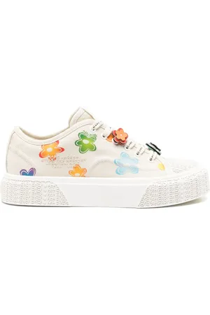 Marc Jacobs The Floral canvas low-top sneakers