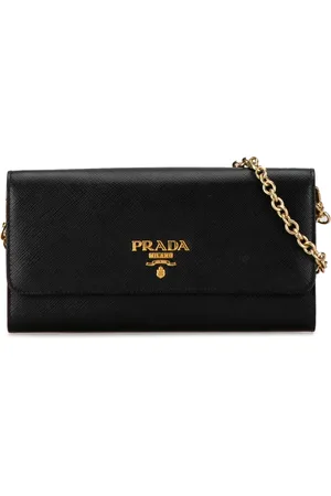 Prada Saffiano Wallet On Chain crossbody-taske fra 2013-2023