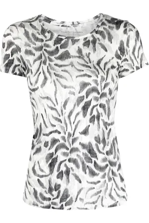 Majestic Kortærmet T-shirt med mønster