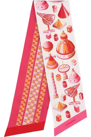 Salvatore Ferragamo Renaissance-print scarf