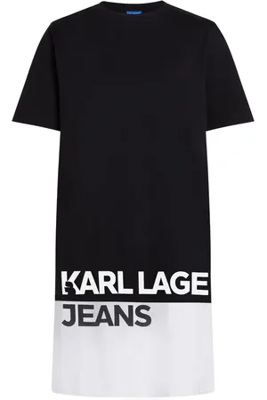 Karl Lagerfeld Kort tofarvet kjole
