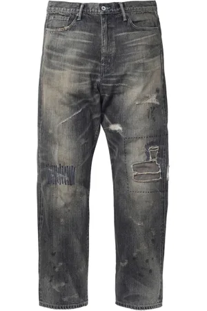 NEIGHBORHOOD Jeans med slitage-effekt