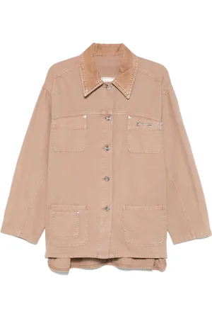 BLUMARINE Jakke med logobroche