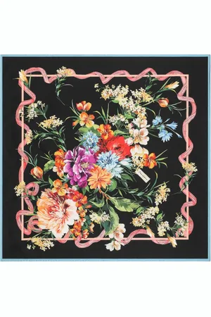 Dolce & Gabbana Tørklæde med blomstertryk