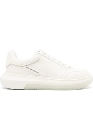 Emporio Armani Low-top sneakers i læder