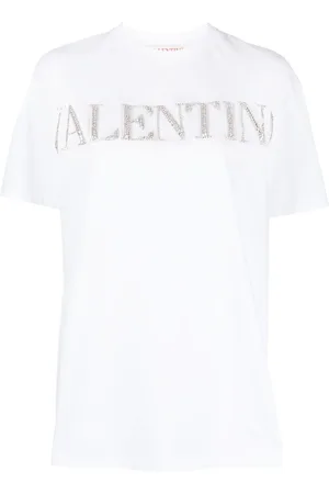 VALENTINO GARAVANI T-shirt med krystallogo