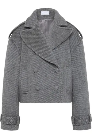 Rebecca Vallance Dobbeltradet Lani trenchcoat med cropped pasform