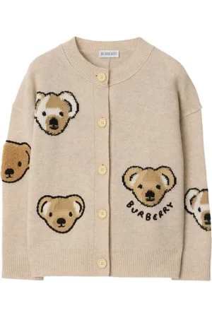 Burberry Thomas Bear wool cardigan