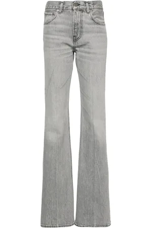 haikure Flora Fog jeans med mellemhøj talje og svaj