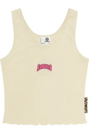 A Bathing Ape Top med logomærke