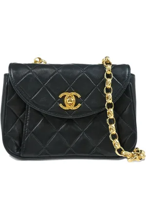CHANEL Lille diamant-quiltet taske fra 1992
