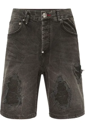 Philipp Plein Distressed shorts