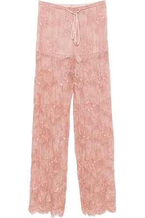 BLUMARINE Bukser med blonde