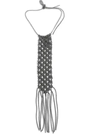 GENTRYPORTOFINO Halskæde med macramé-detalje