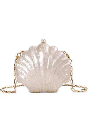 Estile Lille Seashell taske med perleudsmykket finish