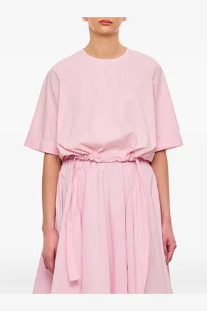 CASEY CASEY Drawstring-hem blouse