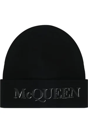 Alexander McQueen Hue med broderet logo