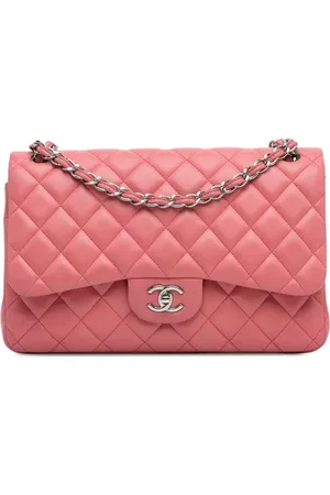 CHANEL 2012 Jumbo Classic Lambskin Double Flap skuldertaske