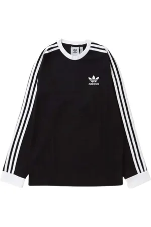 adidas T-shirt med lange ærmer og tre striber